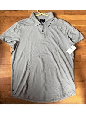 2XL - Men - CUTS Curve-Hem Sage Polo (NWT)